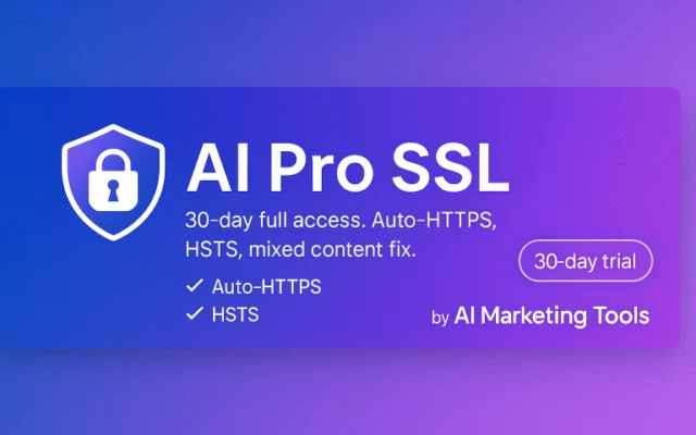AI Pro SSL — WordPress HTTPS & Security Hardening
